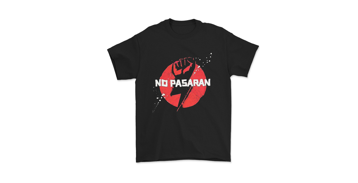  NO PASARAN T-Shirt, Schwarz 